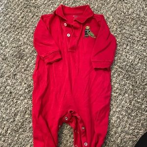 Ralph Lauren Christmas footsie 6 months